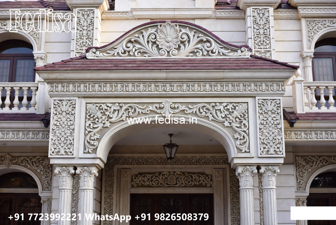 Classic Villa Design with Artistic Wall Decor Ideas No-4012
