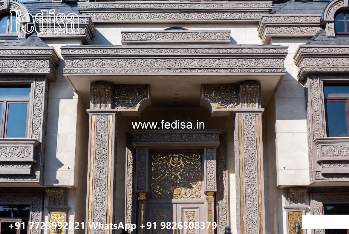 Classic Villa Design with Beautiful Ceiling Details No-4028
