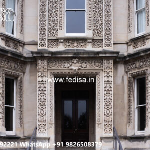 Classic Villa Design with Stylish Front Garden No-4043