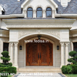 Luxury House Design with Beautiful Balcony Decor No-4131