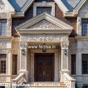 Luxury House Design with Beautiful Glass Architecture No-4195