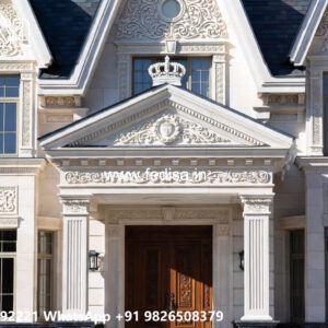 Classic House Design with Stylish Marble Flooring No-4257