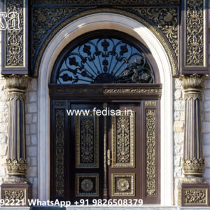 Classic House Design with Elegant Outdoor Lighting No-4264