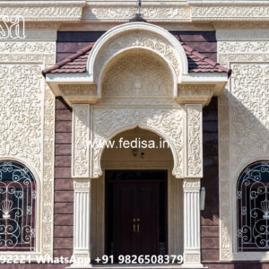 Classic House Design with Elegant Balcony Railings No-4307