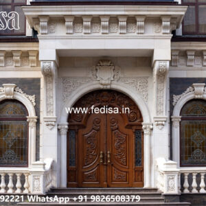 Classic House Design with Stylish Entrance Lighting No-4330