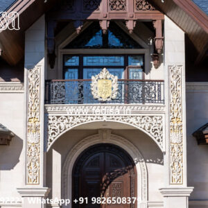 Classic House Design with Luxury Exterior Landscaping No-4331