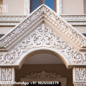 Classic House Design with Traditional Decorative Details No-4348
