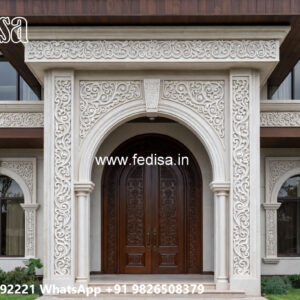 Classic Villa Design with Beautiful Garden Landscape No-4360