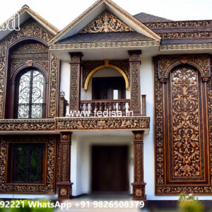 Classic Villa Design with Elegant Staircase Ideas No-4369