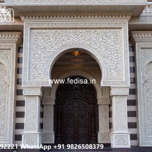 Elegant Classic Villa Design with Grand Entrance No-4378