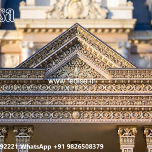 Classic Villa Design with Stylish Marble Flooring No-4382