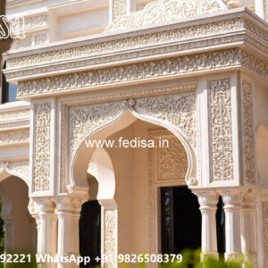 Classic Villa Design with Decorative Iron Railings No-4406