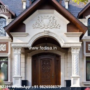 Classic Villa Design with Stylish Entryway Decor No-4447
