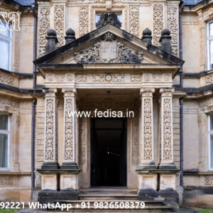 Classic Villa Design with Decorative Architectural Features No-4453