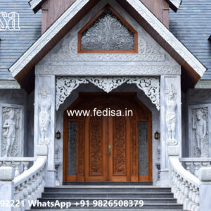 Classic Villa Design with Rich Wooden Craftsmanship No-4464