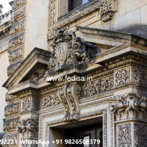 Classic Villa Design with Elegant Entrance Gate Ideas No-4479