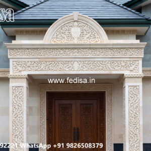 Classic Villa Design with Stylish Front Garden No-4493