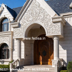 Luxury House Design with Stylish Open Kitchen Layout No-4588