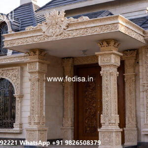 Luxury House Design with Elegant Front Yard Ideas No-4612