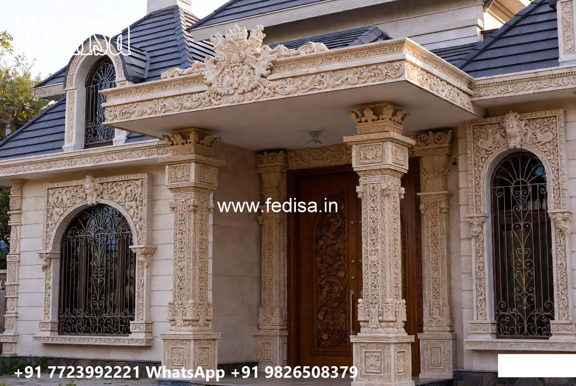 Luxury House Design with Elegant Front Yard Ideas No-4612