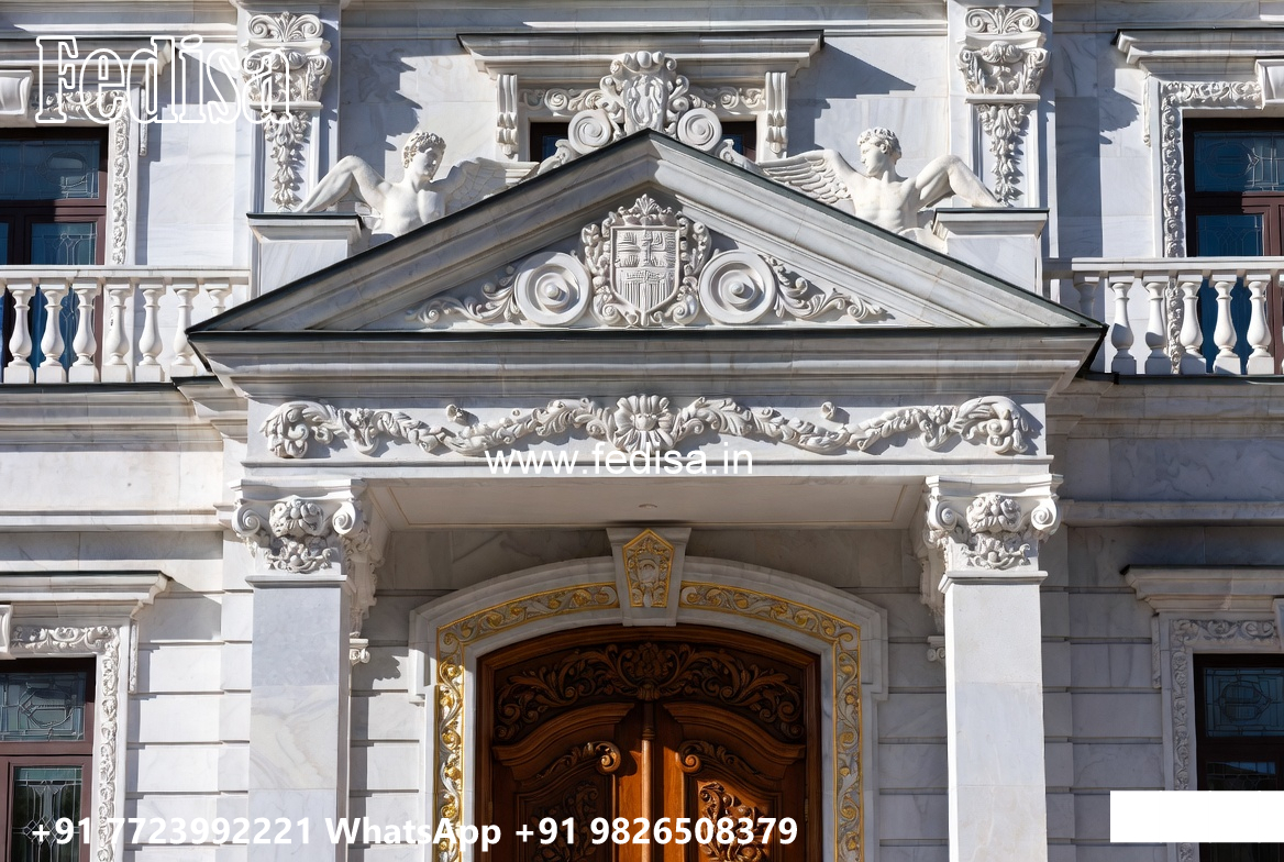 Classic House Design with Elegant Balcony Concepts No-4664