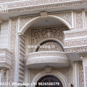 Classic House Design with Beautiful Garden Landscape No-4671