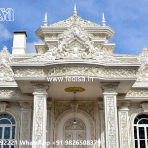 Classic House Design with Elegant Courtyard Ideas No-4706