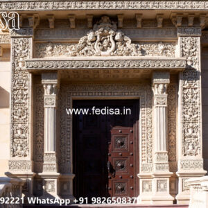 Classic House Design with Elegant Exterior Lighting No-4749