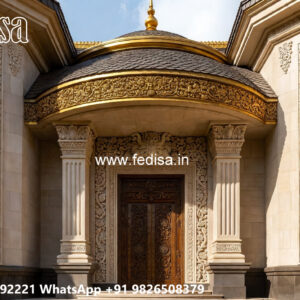 Classic House Design with Beautiful Open Courtyard No-4769