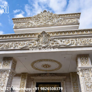 Classic House Design with Beautiful Exterior Gardens No-4789