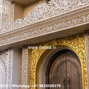 Classic Villa Design with Decorative Pillar Details No-4814