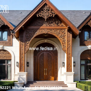 Classic Villa Design with Beautiful Roof Architecture No-4829