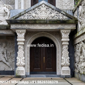 Classic Villa Design with Stylish Marble Flooring No-4832
