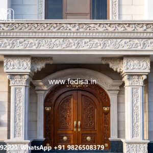 Classic Villa Design with Elegant Home Entrance No-4849