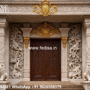 Classic Villa Design with Decorative Iron Railings No-4856