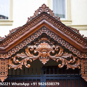 Luxury House Design with Grand Entrance and Elevation No-4958