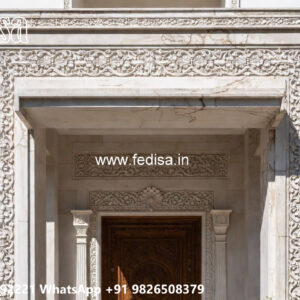 Luxury House Design with Grand Entrance Door Ideas No-5064