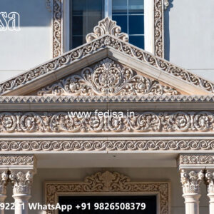 Classic House Design with Elegant Balcony Concepts No-5114