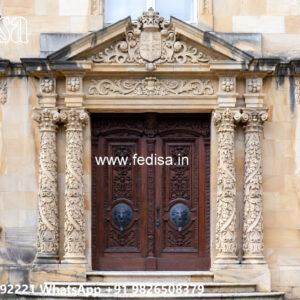Classic House Design with Grand Entrance Ideas No-5126