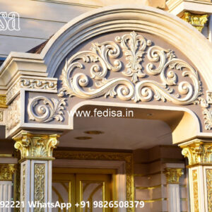 Classic House Design with Elegant Balcony Railings No-5207