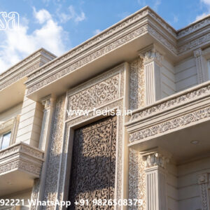 Classic Villa Design with Beautiful Garden Landscape No-5260