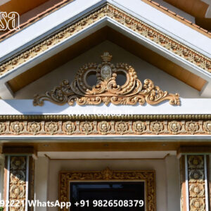 Luxury Classic Villa Design with Elegant Hall Ideas No-5285