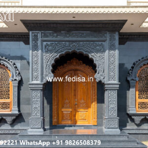 Classic Villa Design with Elegant Home Entrance No-5299