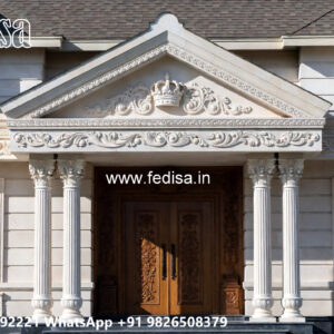 Classic Villa Design with Beautiful Garden Pathways No-5345