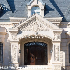 Classic Villa Design with Stylish Living Room Decor No-5371