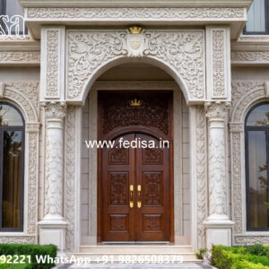 Luxury House Design with Elegant Marble Flooring No-5455