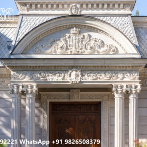 Luxury House Design with Elegant Home Entrance No-5489