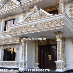 Classic House Design with Beautiful Garden Landscape No-5571