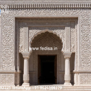 Classic House Design with Grand Entrance Ideas No-5576