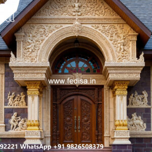 Elegant Classic House Design with Rich Textures No-5602